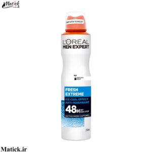 خرید اسپری بدن ضد تعریق مردانه لورآل مدل L'Oréal Fresh Extreme