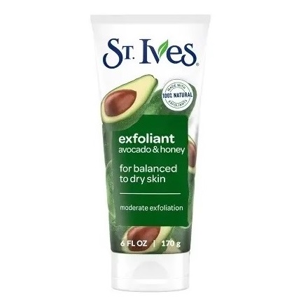 اسکراب صورت سینت ایوز St. Ives مدل Soft Skin ‫حاوی عصاره آووکادو و عسل